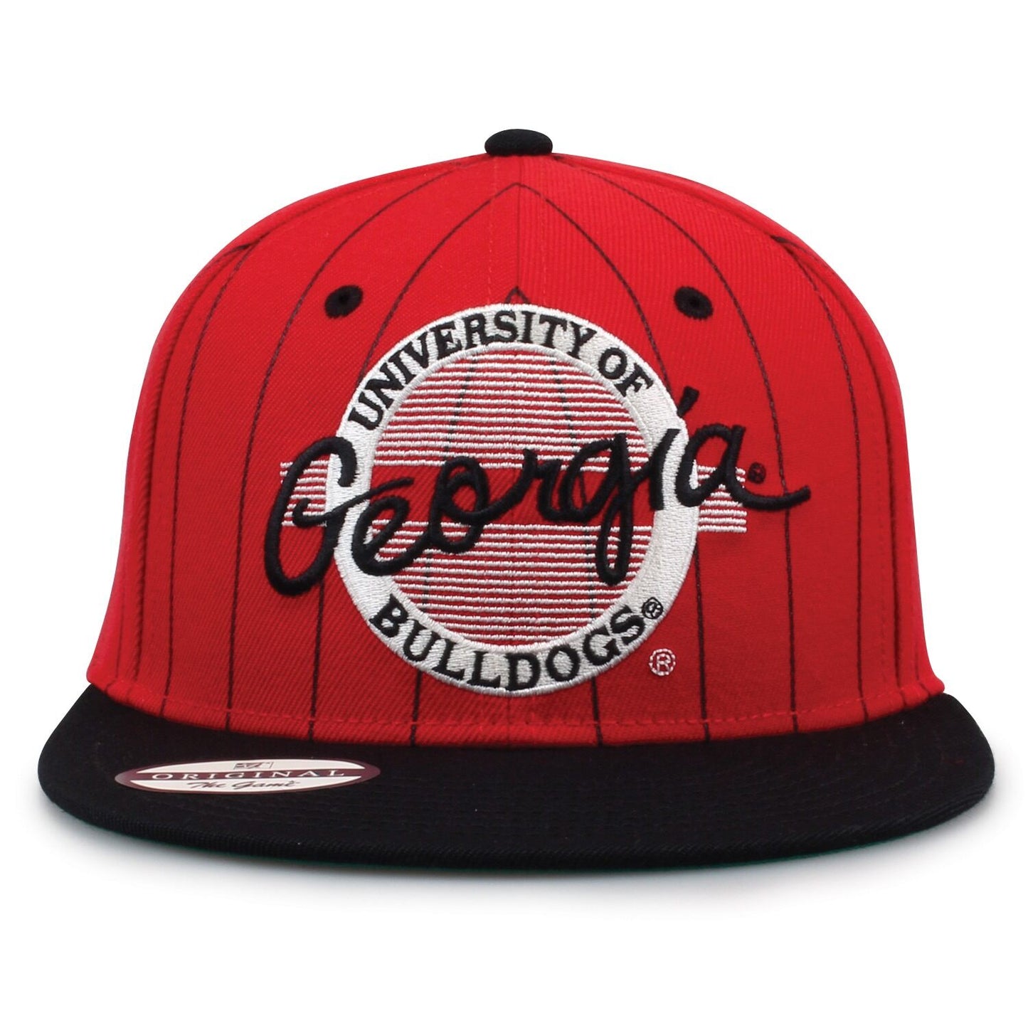 University Of Georgia Pinstripe Circle Design Snapback