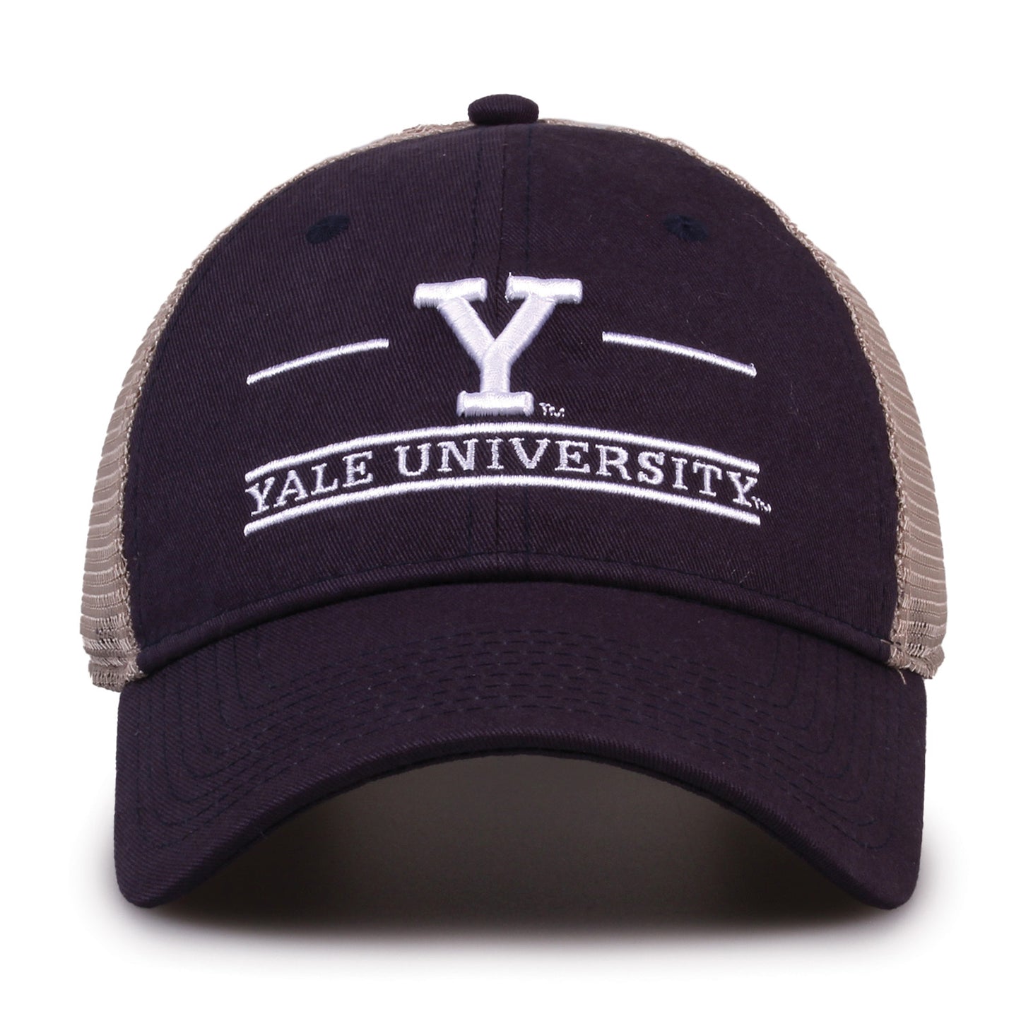 Yale Trucker Hat with Split Bar Soft Mesh Snapback