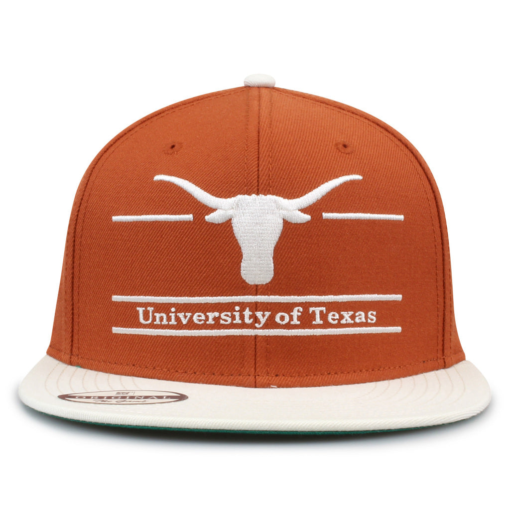 University Of Texas Contrast Brim Split Bar Snapback