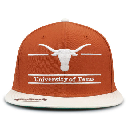 University Of Texas Contrast Brim Split Bar Snapback