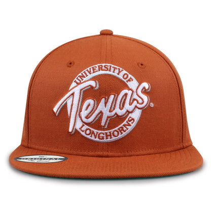 University Of Texas Oversized Script Retro Circle Design