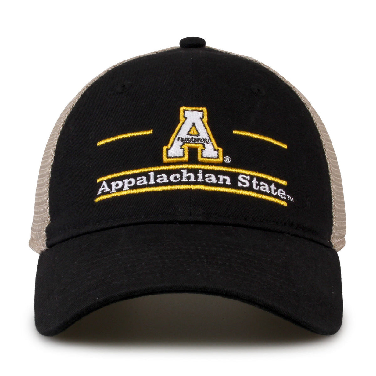 Appalachian State Mountaineers Split Bar Trucker, product view