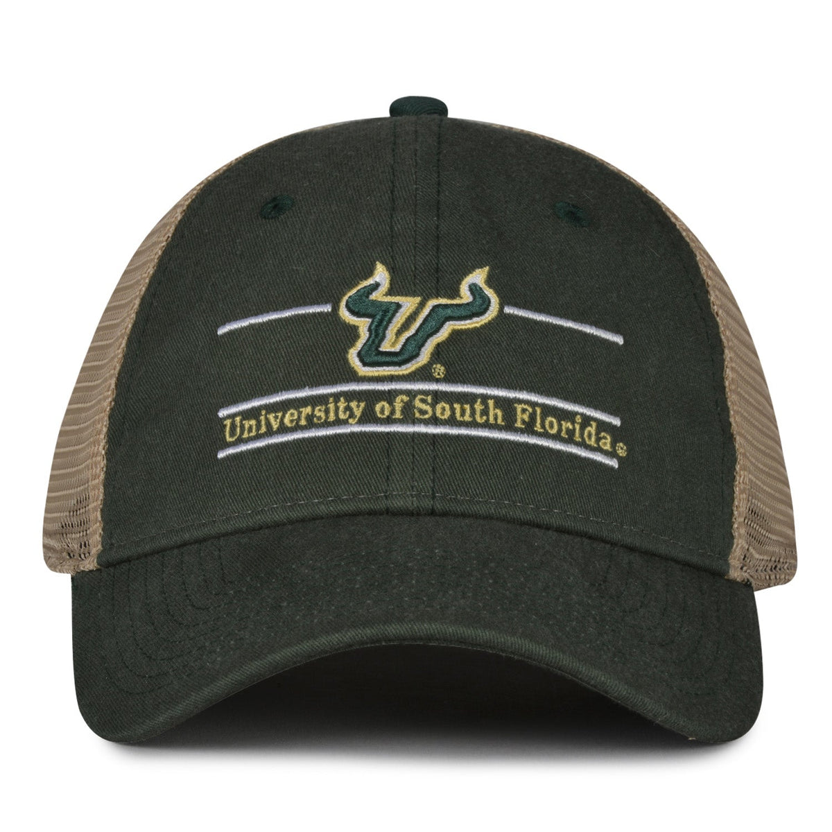 South Florida Bulls Split Bar Trucker, product view