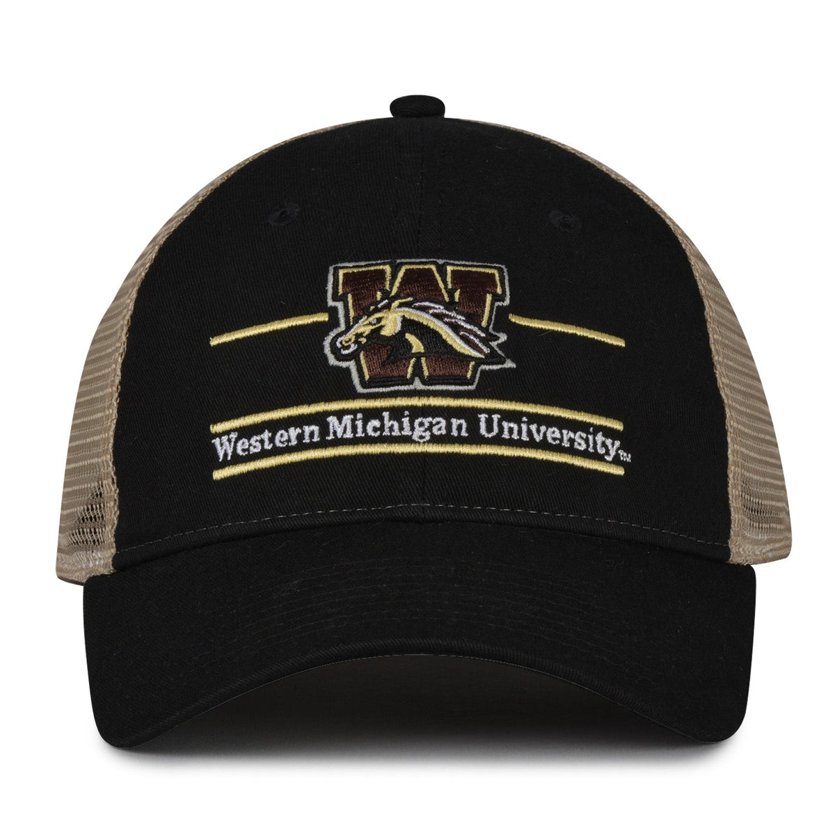 Western Michigan Broncos Split Bar Trucker, product view