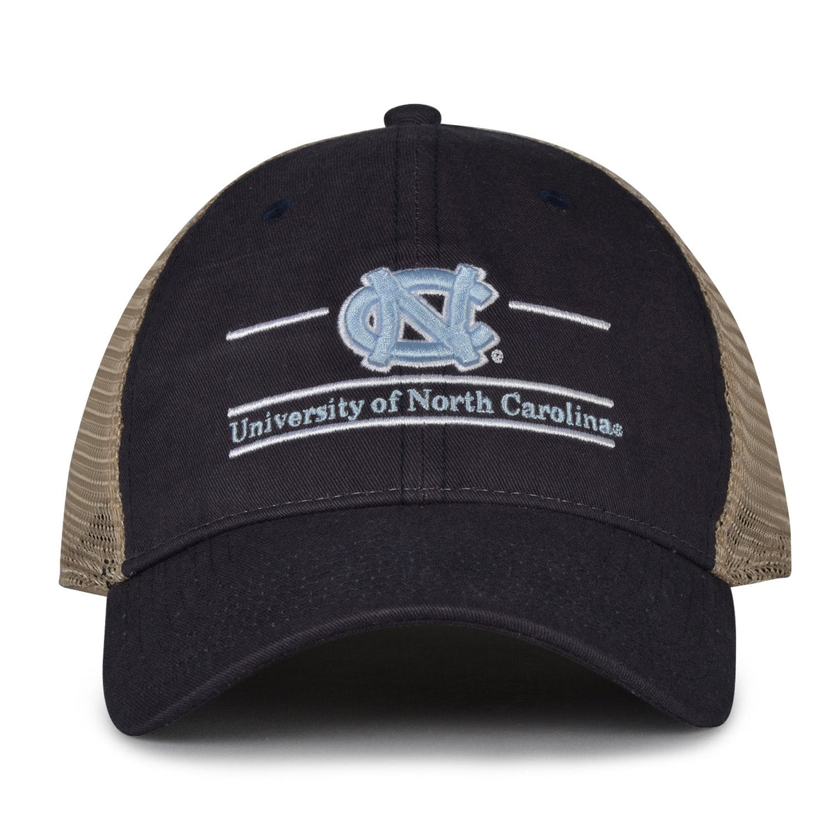 North Carolina Tar Heels Split Bar Trucker - Navy Blue, product view