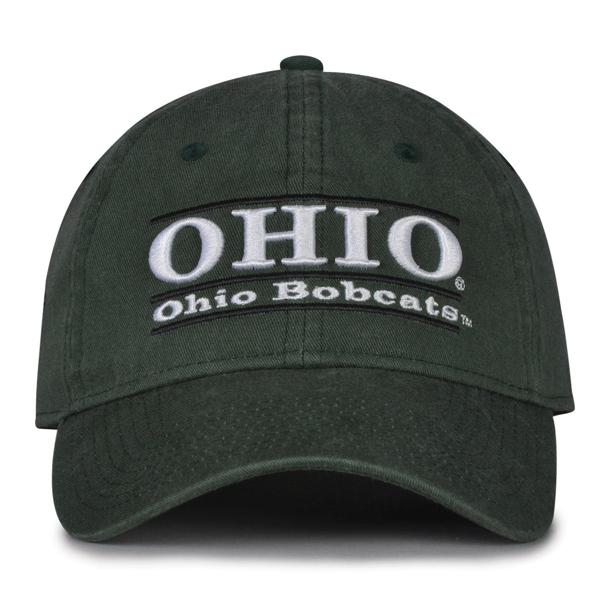 Ohio Bobcats Dad Cap - Dark Green, product view