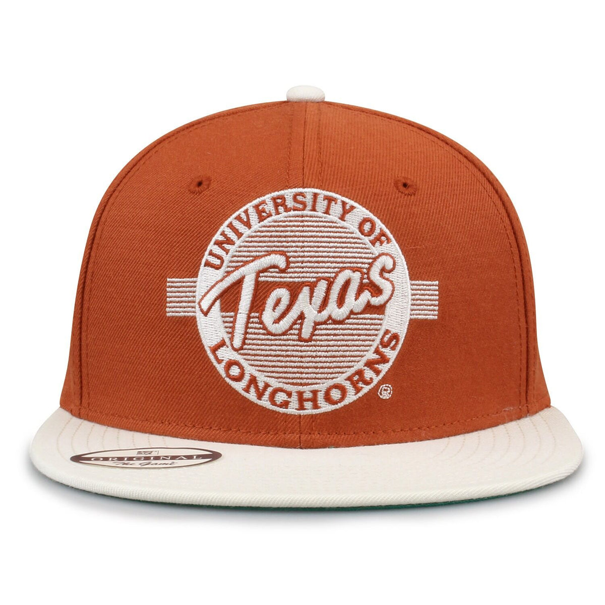 University of Texas Hat | Contrast Brim Retro Circle Design – The Game Caps