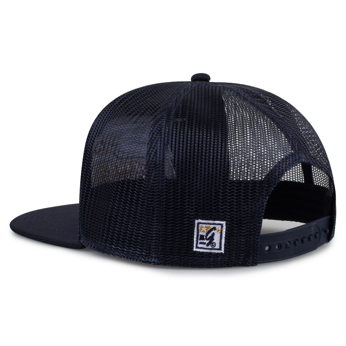 Georgia Southern University Class of '92 trucker hat, angled rear view showing mesh panels and snapback closure