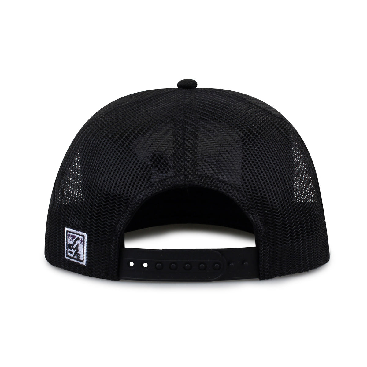 Kansas State University Class of '92 trucker hat, rear view of mesh back and adjustable snapback closure