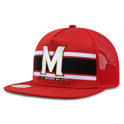University of Maryland Class of '92 trucker hat, angled front view showing embroidered logo and mesh side
