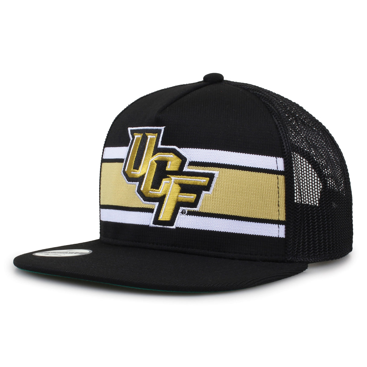 University of Central Florida Class of '92 trucker hat, angled front view showing embroidered logo and mesh side