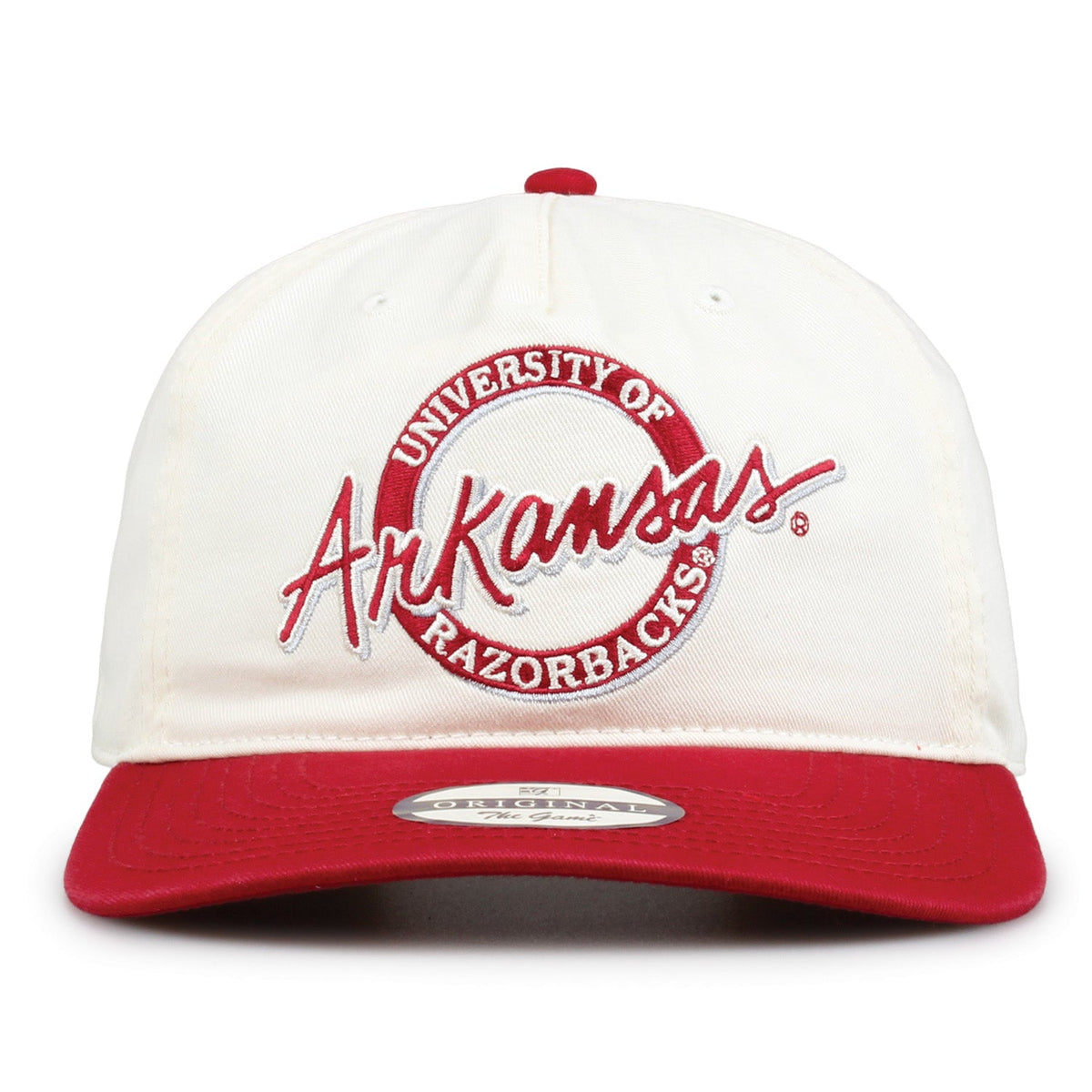 Arkansas Razorbacks Original Circle Snapback, front view