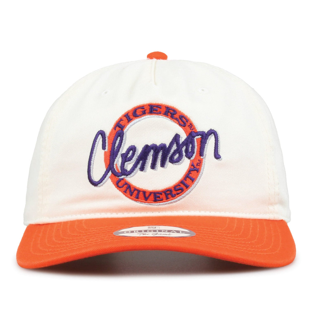 Clemson Tigers Original Circle Snapback, front view