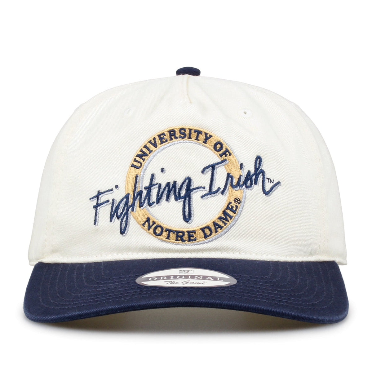 Notre Dame Fighting Irish Original Circle Snapback, front view