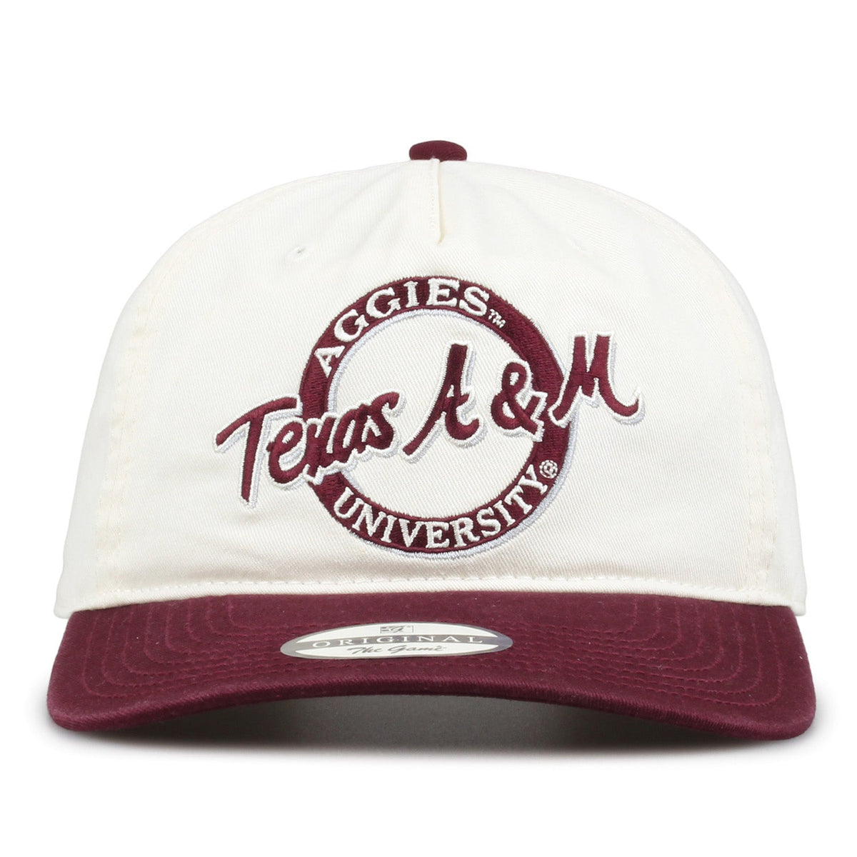 Texas A&M Aggies Original Circle Snapback, front view