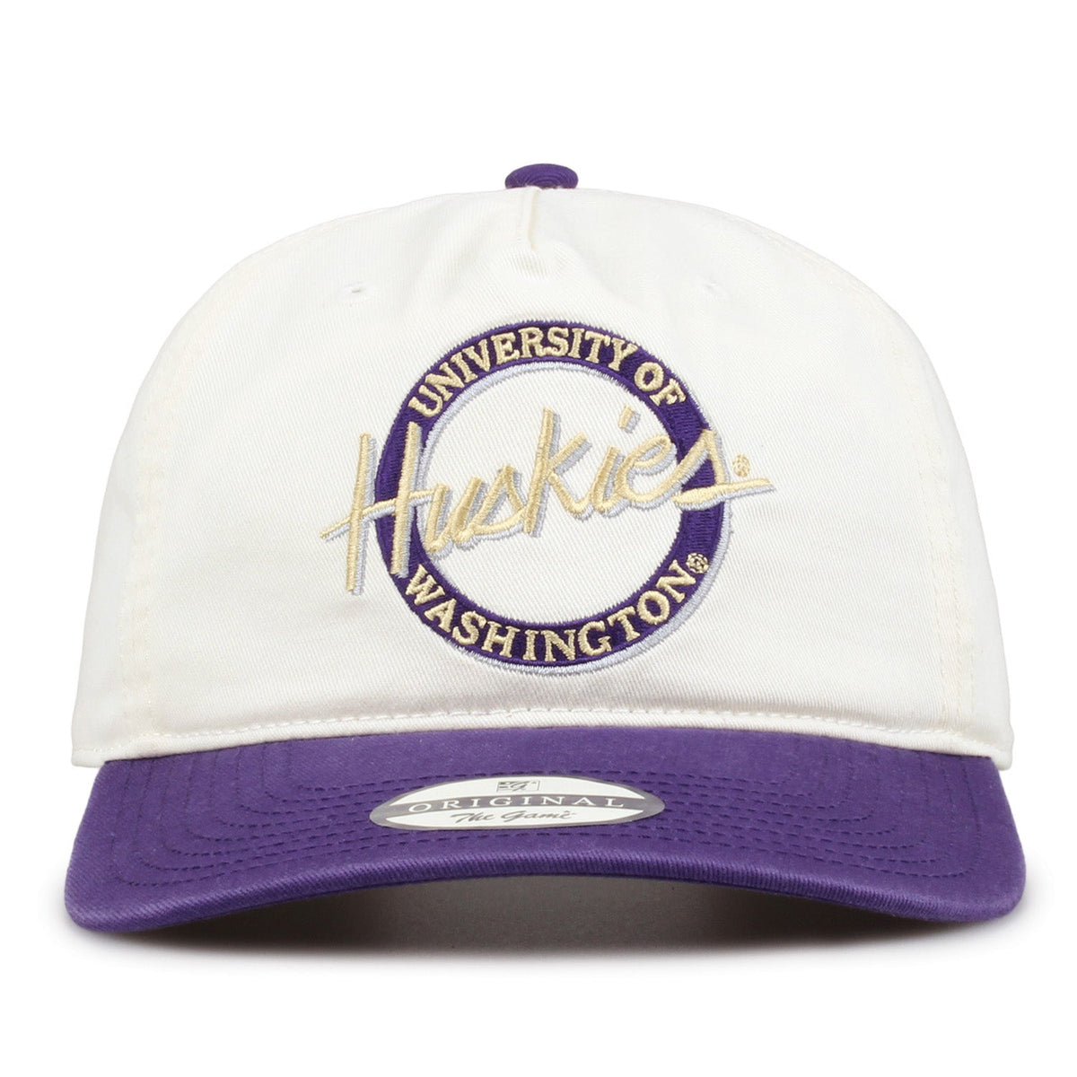 Washington Huskies Original Circle Snapback, front view