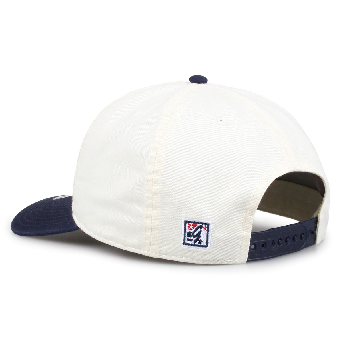 Penn State Original Bar snapback hat showing adjustable snap closure and The Game logo, rear view