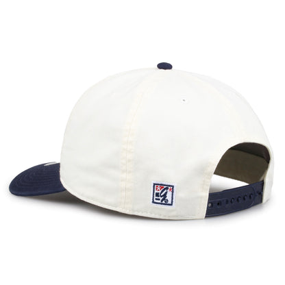 Penn State Original Bar snapback hat showing adjustable snap closure and The Game logo, rear view
