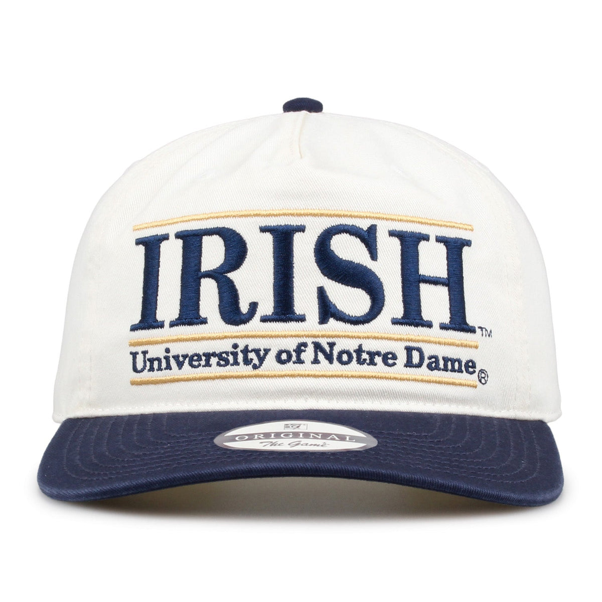 Notre Dame Fighting Irish Original Bar Snapback, front view