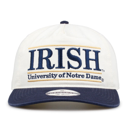 Notre Dame Fighting Irish Original Bar Snapback, front view