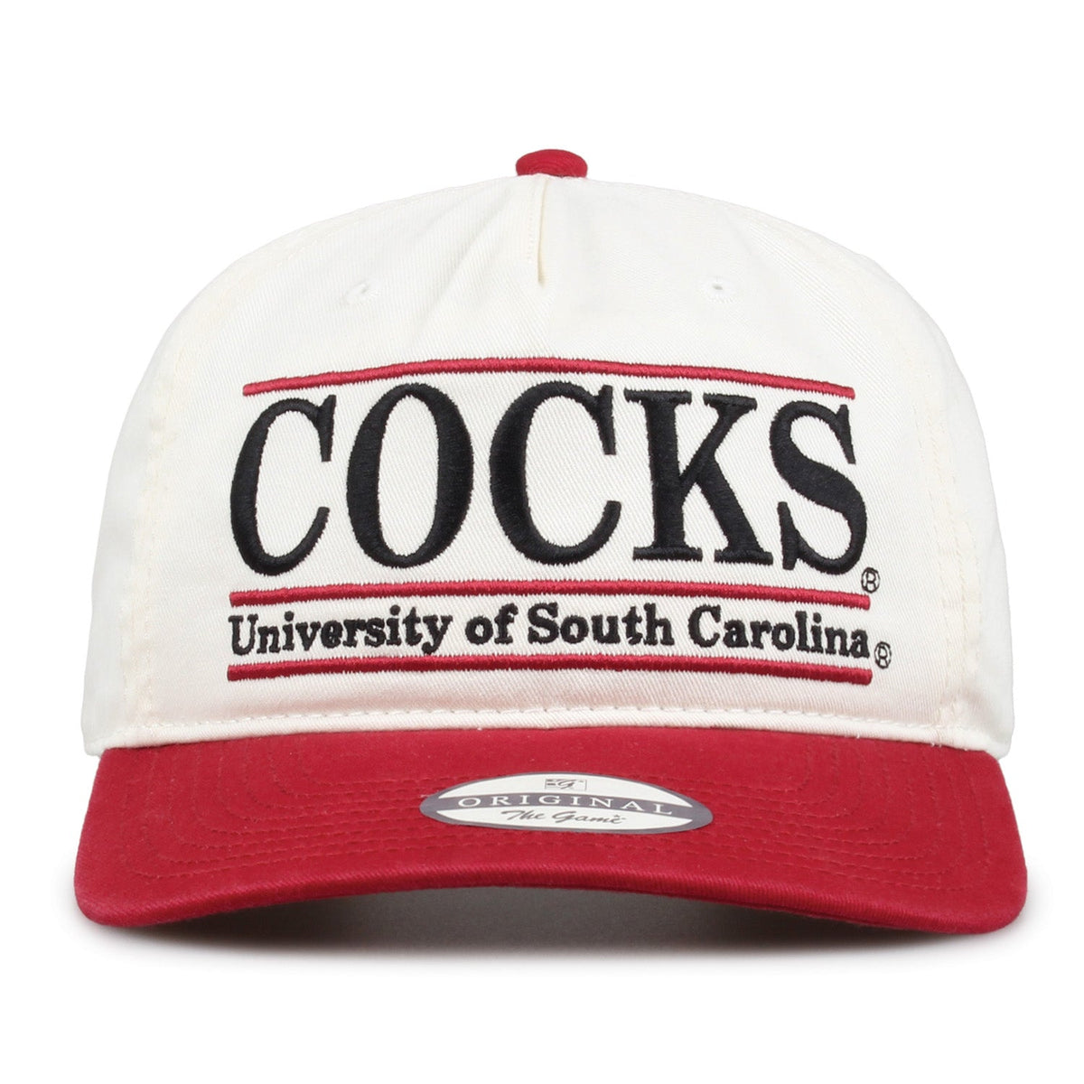 South Carolina Gamecocks Original Bar Snapback, front view