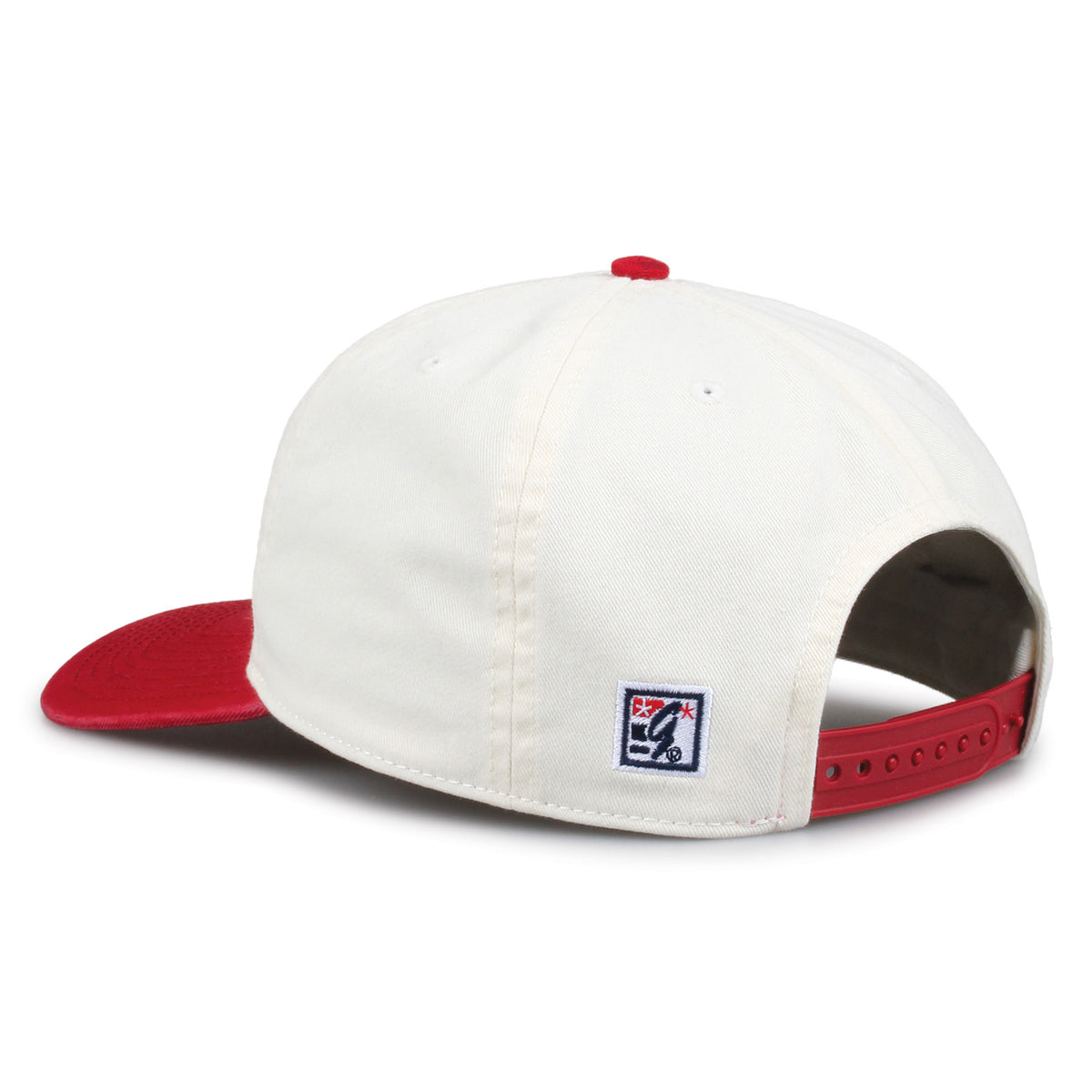 Southern Cal Original Bar snapback hat showing adjustable snap closure and The Game logo, rear view