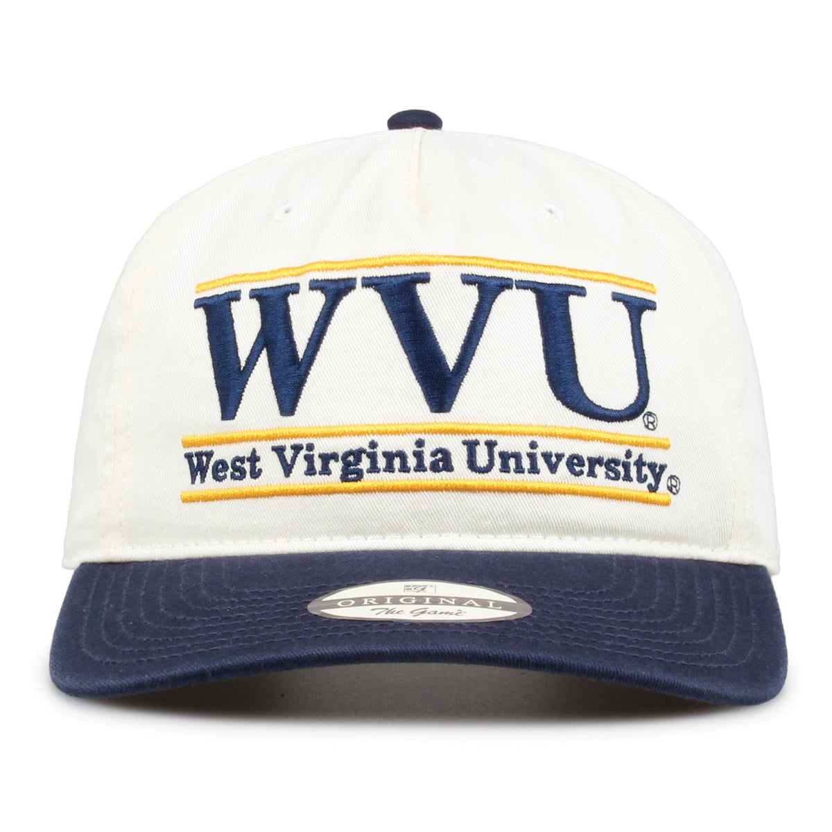 West Virginia Mountaineers Original Bar Snapback, front view