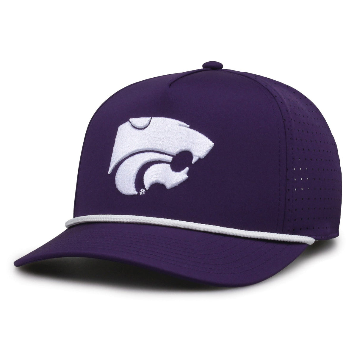 Kansas State Wildcats Logo Performance Mesh Snapback, alternate view 1