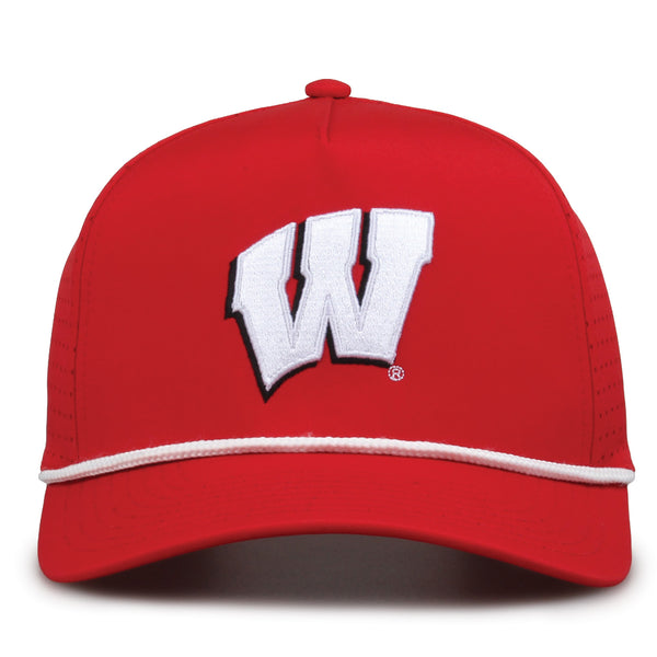 Wisconsin Logo Performance Mesh Snapback