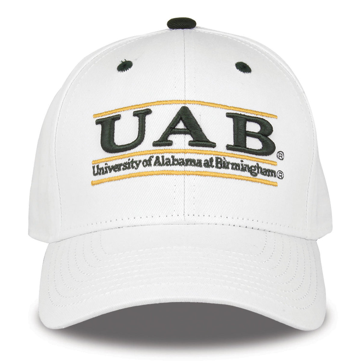 UAB Blazers Bookstore Snapback - White, product view