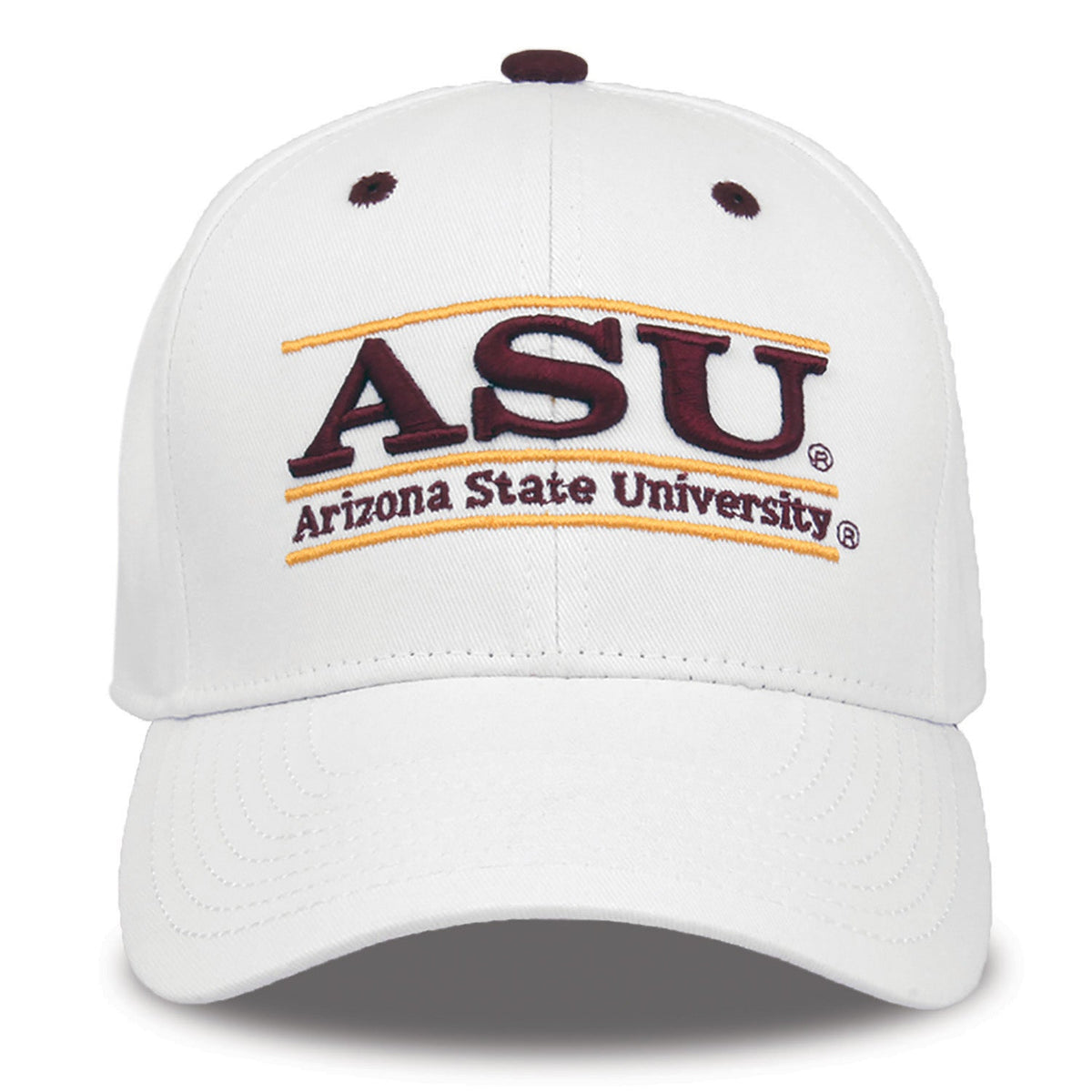 Arizona State Sun Devils Bookstore Snapback - White, product view