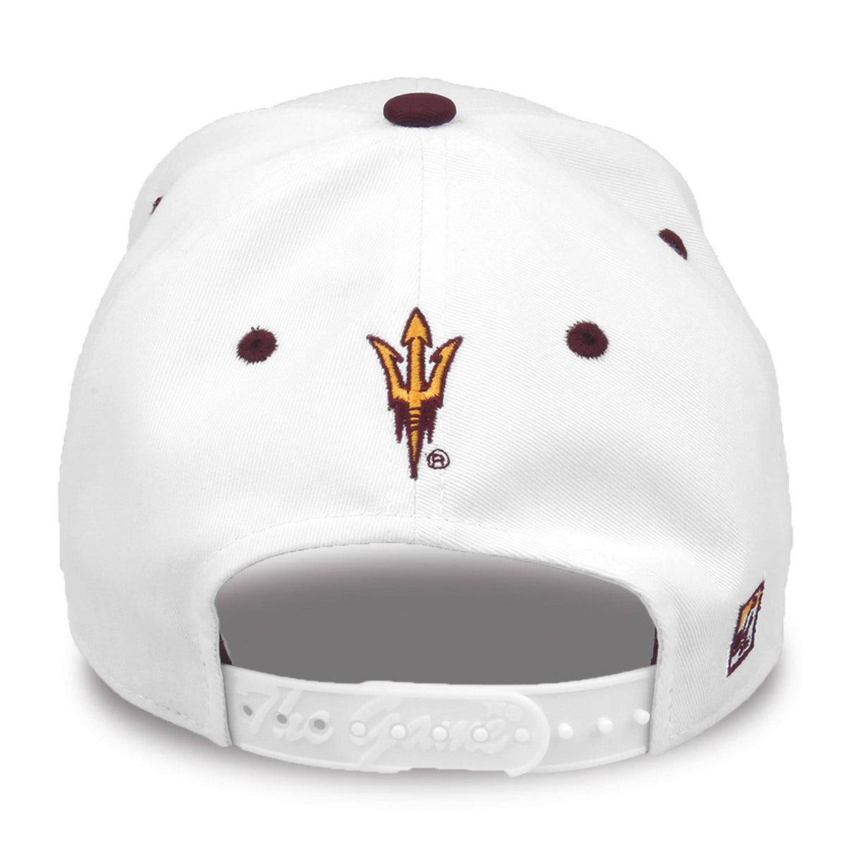 Arizona State Sun Devils Bookstore Snapback - White, alternate view 1