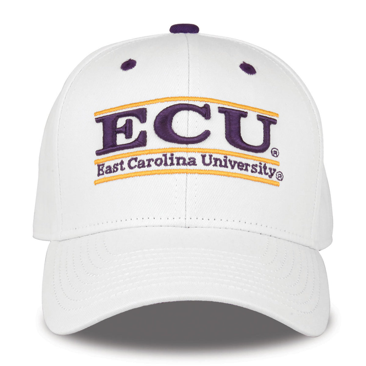 East Carolina Pirates Bookstore Snapback - White, product view