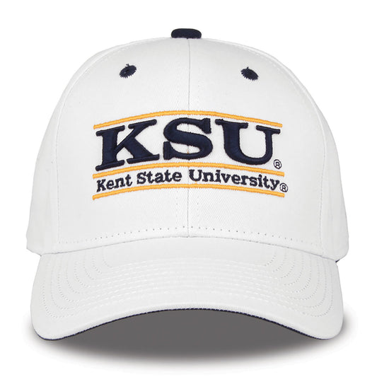 Kent State Golden Flashes Bookstore Snapback - White, product view