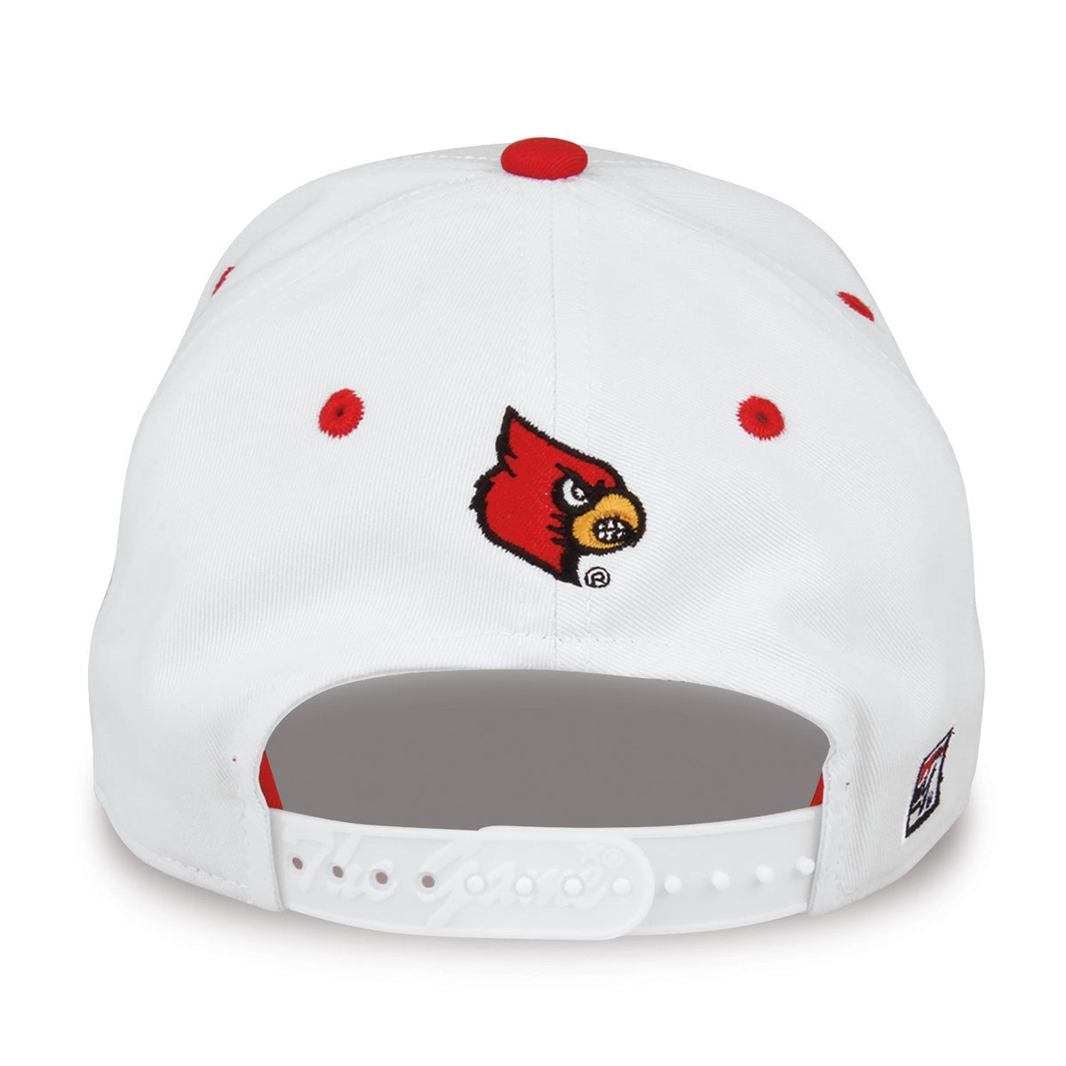 Louisville Cardinals Bookstore Snapback - White, alternate view 1