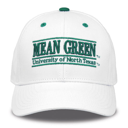 North Texas Mean Green Bookstore Snapback - White, product view