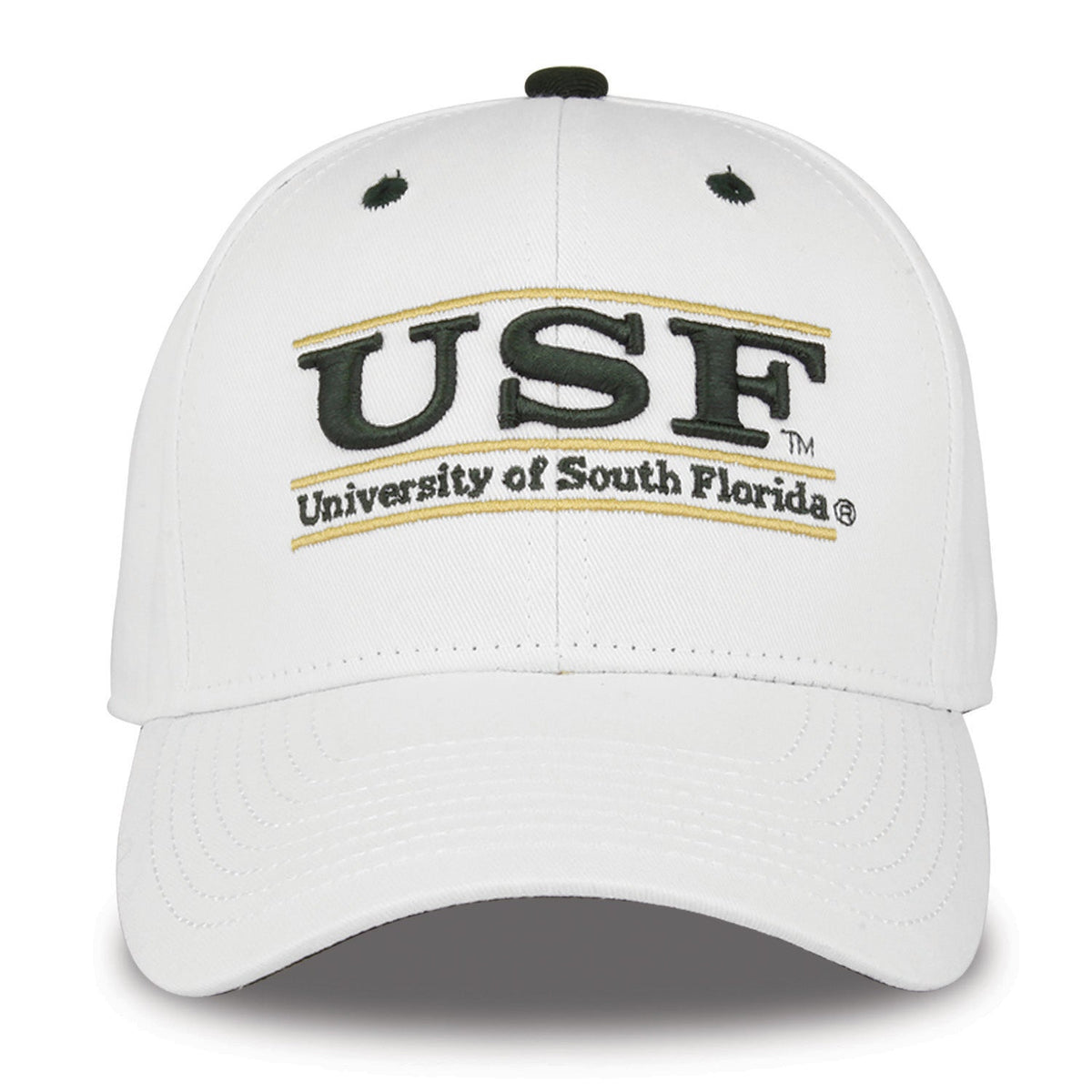South Florida Bulls Bookstore Snapback - White, product view