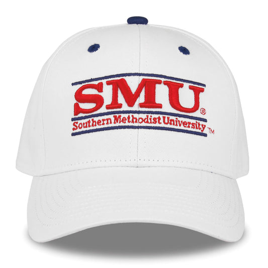SMU Mustangs Bookstore Snapback - White, product view