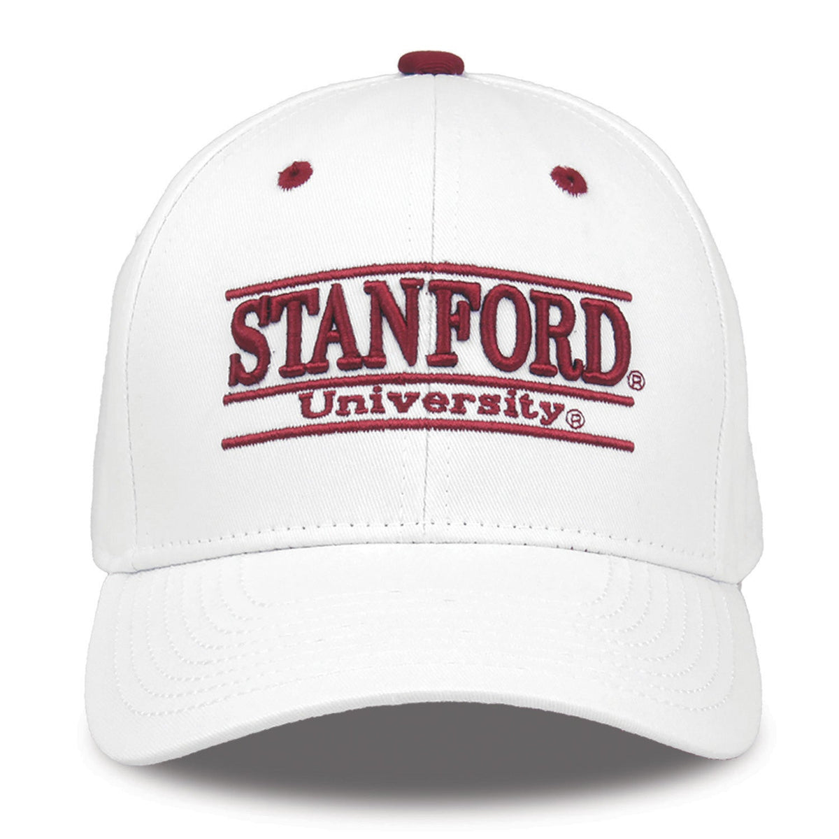 Stanford Cardinal Bookstore Snapback - White, product view