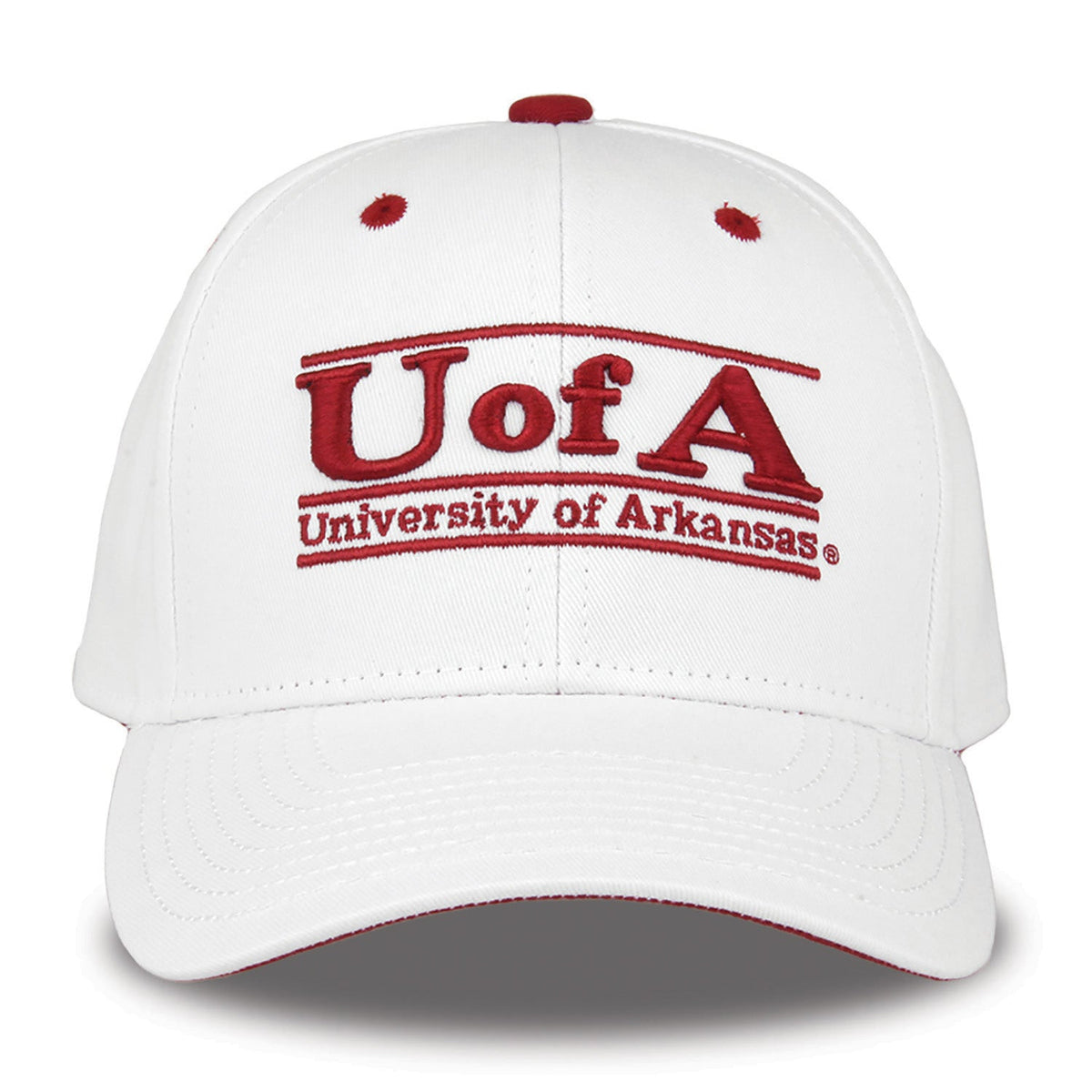 Arkansas Razorbacks Bookstore Snapback - White, product view