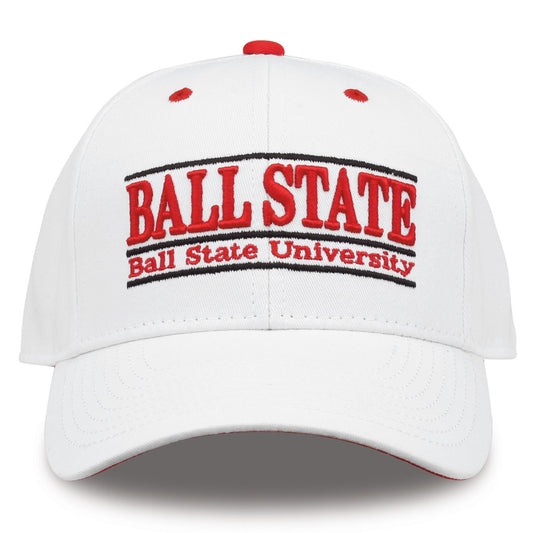 Ball State Cardinals Bookstore Snapback - White, product view