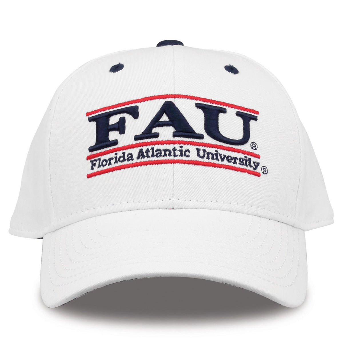 Florida Atlantic Owls Bookstore Snapback - White, product view