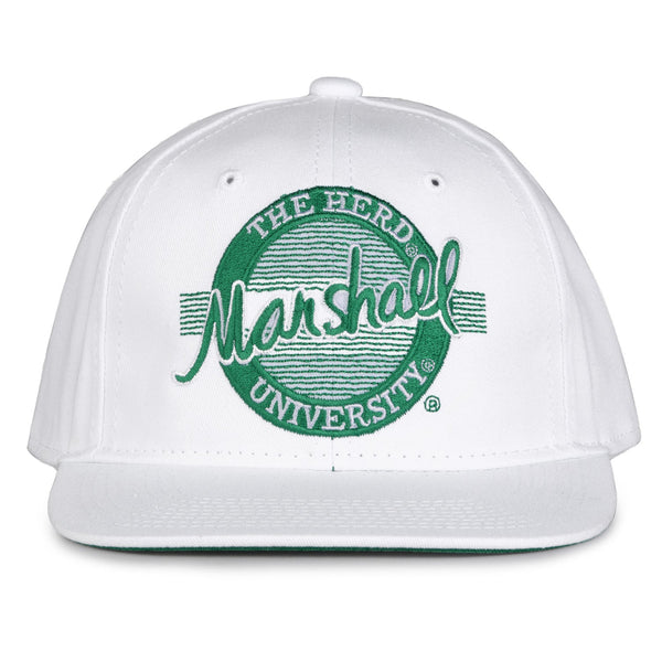 Marshall Retro Circle Snapback - White