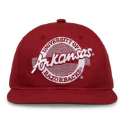 Retro Circle Snapback - Cardinal