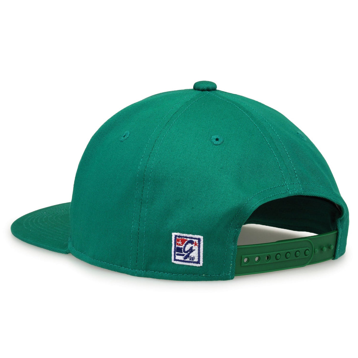 Marshall Thundering Herd Retro Circle Snapback - Green, rear view