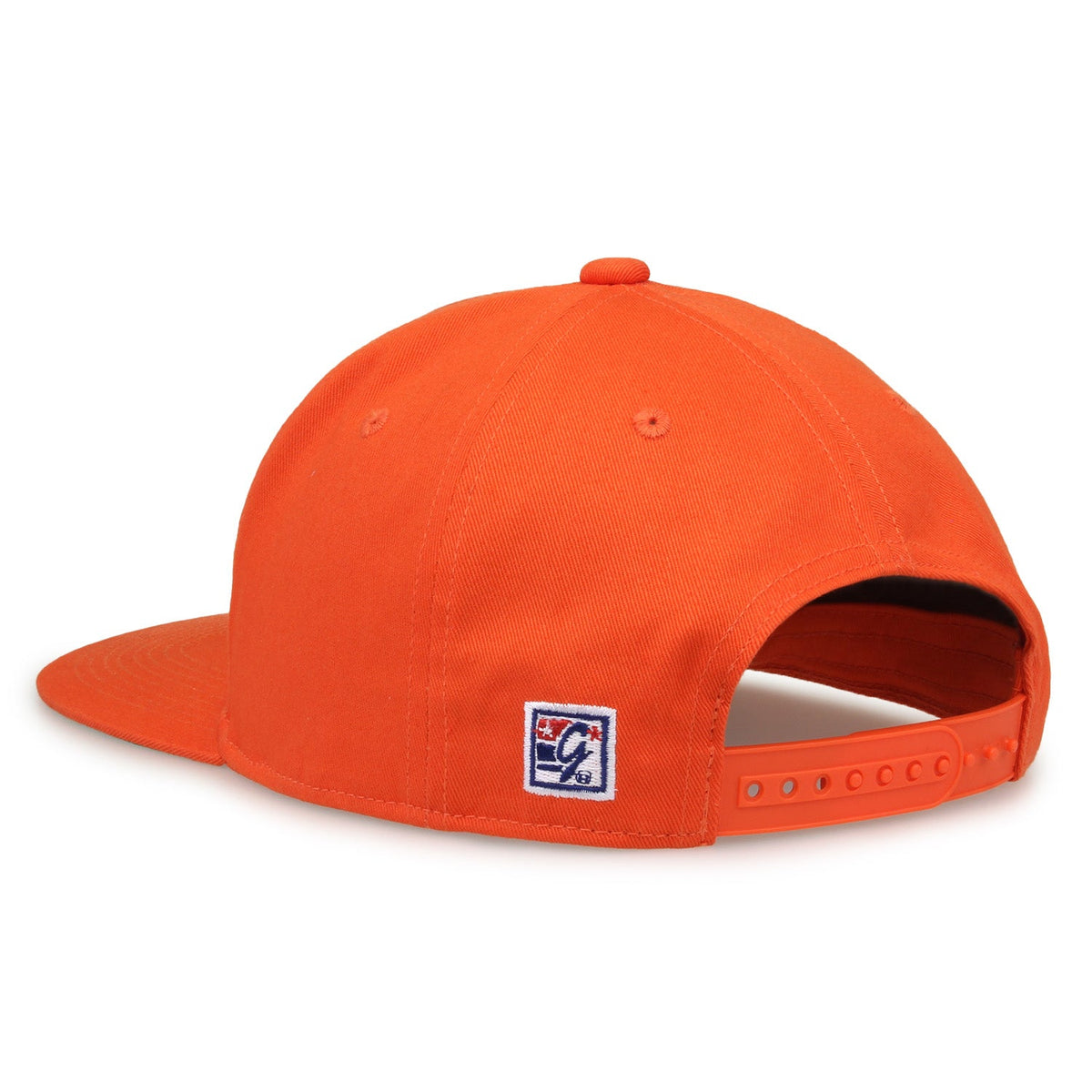 Oklahoma State Cowboys Retro Circle Snapback - Orange, rear view