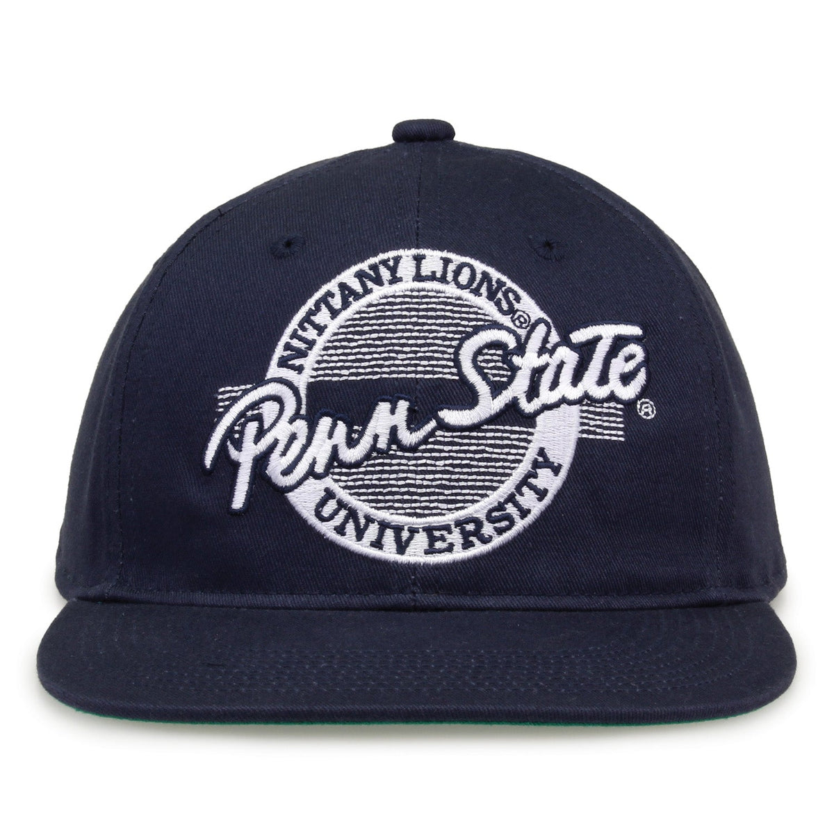 Penn State Nittany Lions Retro Circle Snapback - Navy, front view
