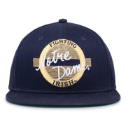 Retro Circle Snapback - Navy