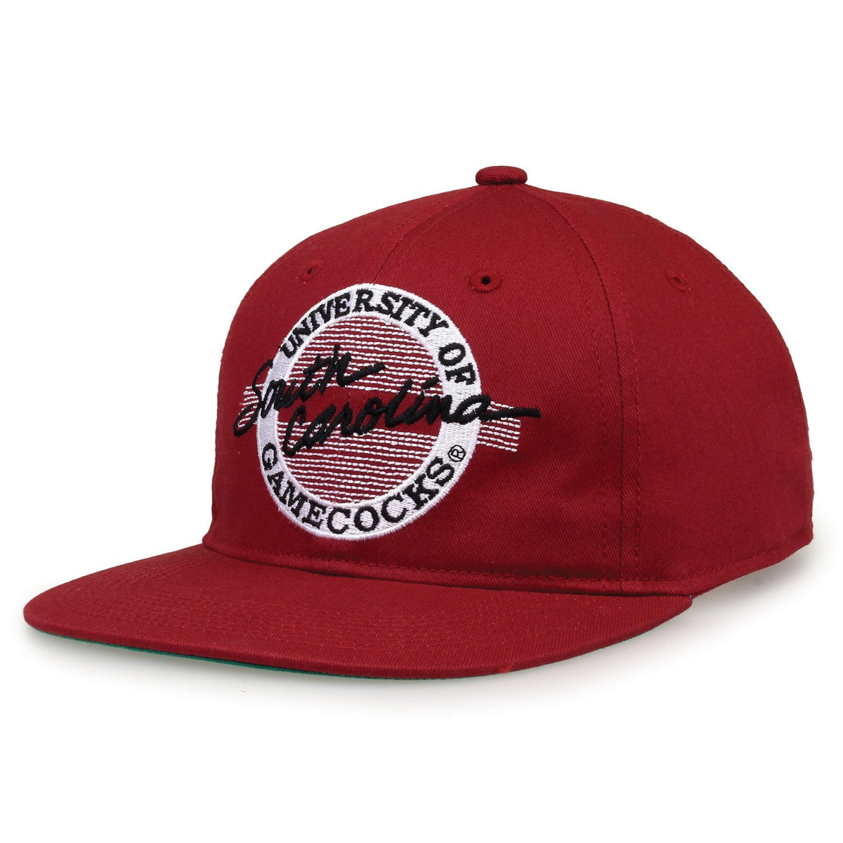 South Carolina Gamecocks Retro Circle Snapback - Garnet, alternate view 1