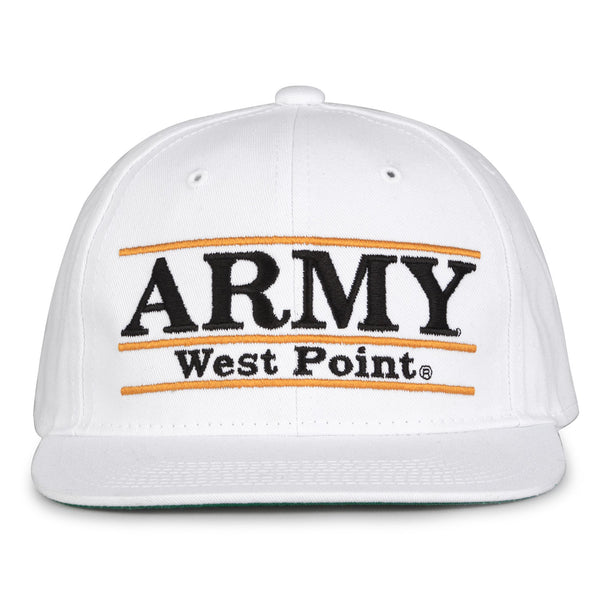 Army Retro Bar Snapback - White